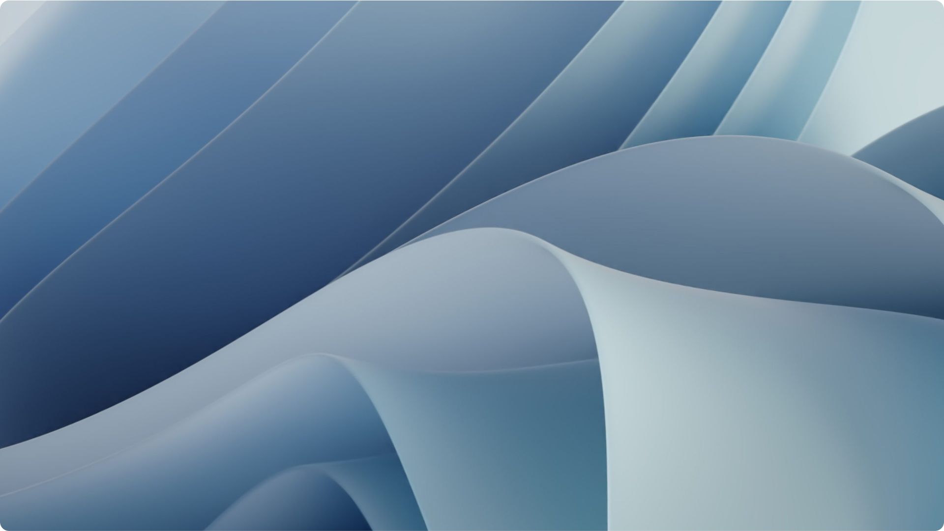 A digital abstract image featuring smooth, layered waves in varying shades of blue and soft gray. The flowing shapes create a dynamic, undulating pattern that evokes a sense of fluidity and movement.