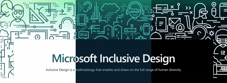Evolving the Microsoft Inclusive Design website - Microsoft Design