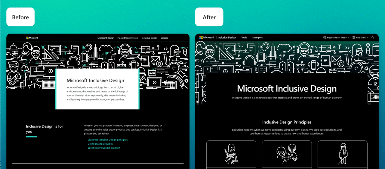 Evolving the Microsoft Inclusive Design website - Microsoft Design
